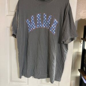 Comfort Colors Gray USA Stars T-Shirt